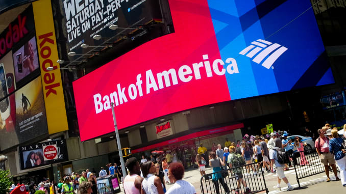 Bank of America: utili a picco nonostante il pacchetto di misure del governo federale