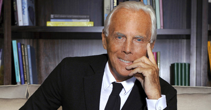 Giorgio Armani (stilista): «Viviamo in questo Pianeta e abbiamo bisogno di entrarci in contatto»