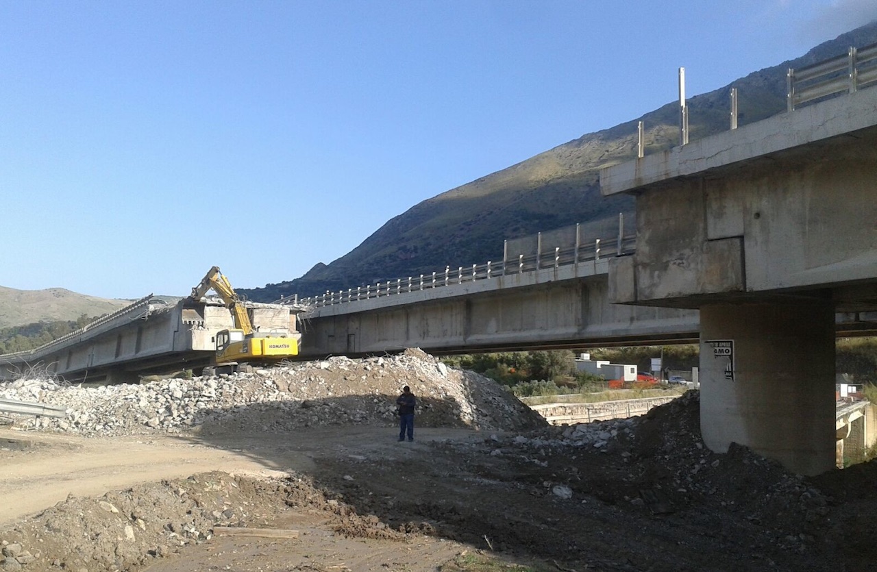 Infrastrutture: 5 anni di attesa, riapre il viadotto A19 Palermo-Catania