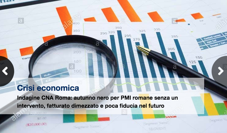 Fatturati dimezzati e poca fiducia nel futuro: gli effetti del Coronavirus sulle piccole e medie imprese della capitale. Un'indagine di CNA Roma