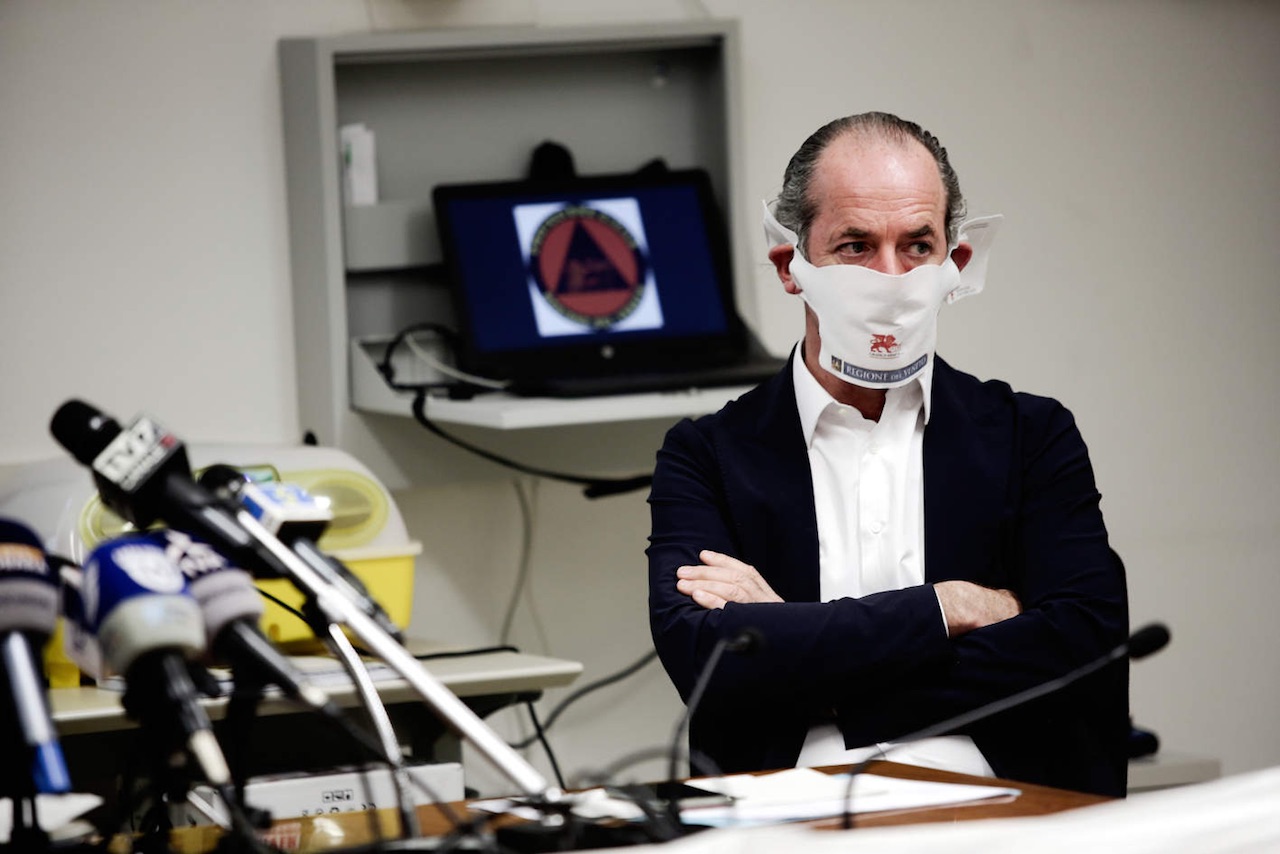Luca Zaia (presidente Veneto): «Siamo a favore delle campagna vaccinale volontaria e obbligatoria per alcune categorie»