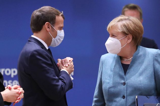 Macron Merkel Covid