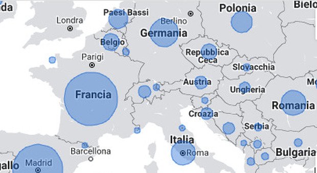 mappa europa