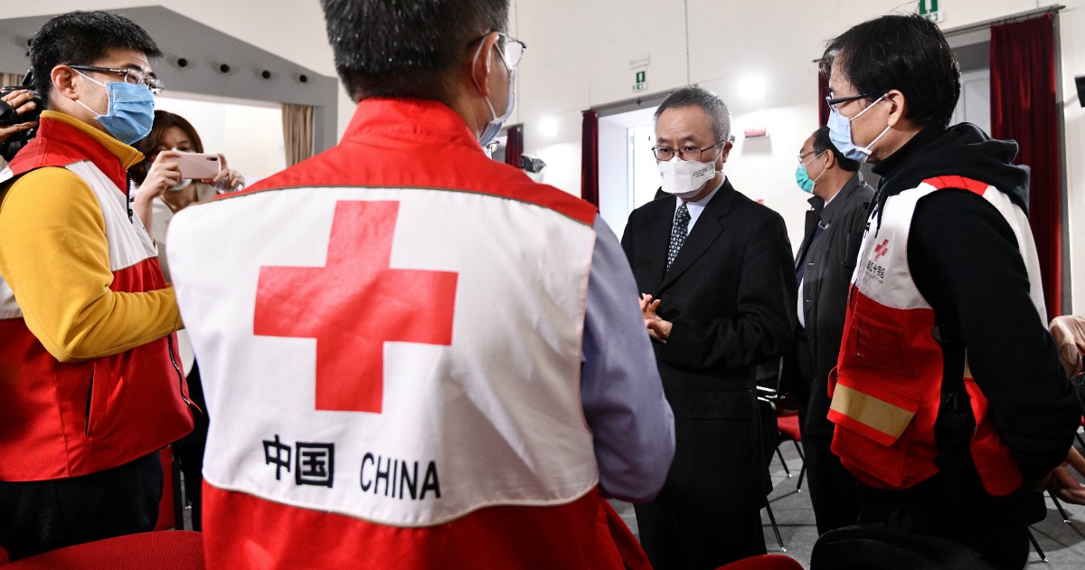 Cina dona aiuti all'Italia