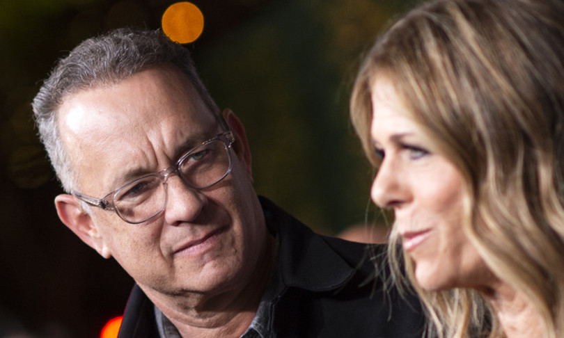 Tom Hanks e la moglie