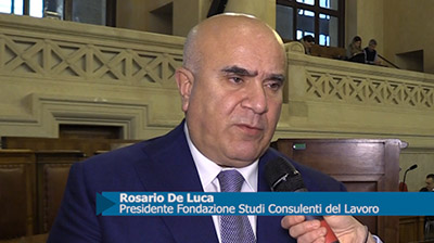 Rosario De Luca Presidente Fondazione Studi consulenti del lavoro