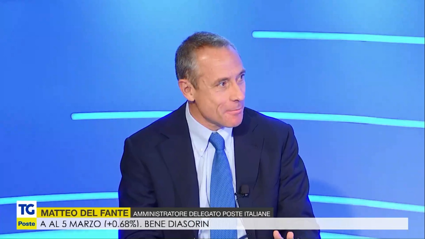Matteo del Fante Ad e DG Poste Italiane