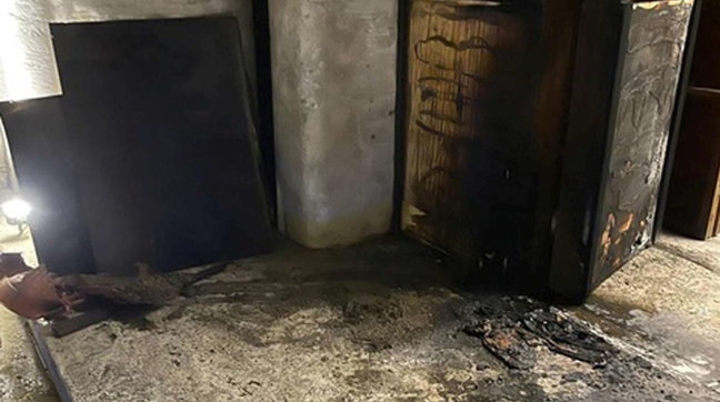 atto incendiario Iss