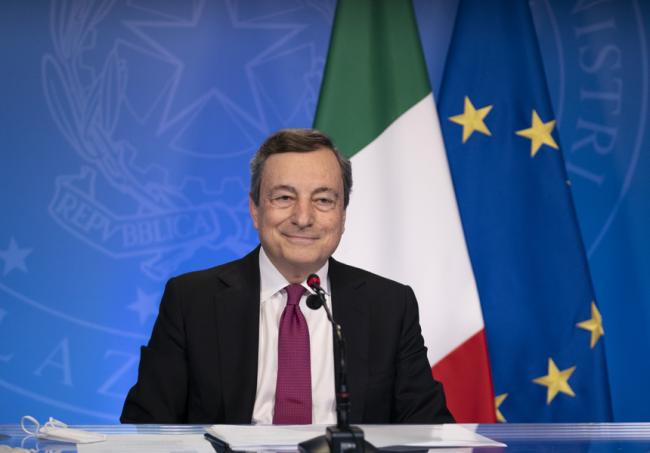 Mario Draghi (premier): «Uniti come europei: le sfide sono cambiamento climatico e disuguaglianze»