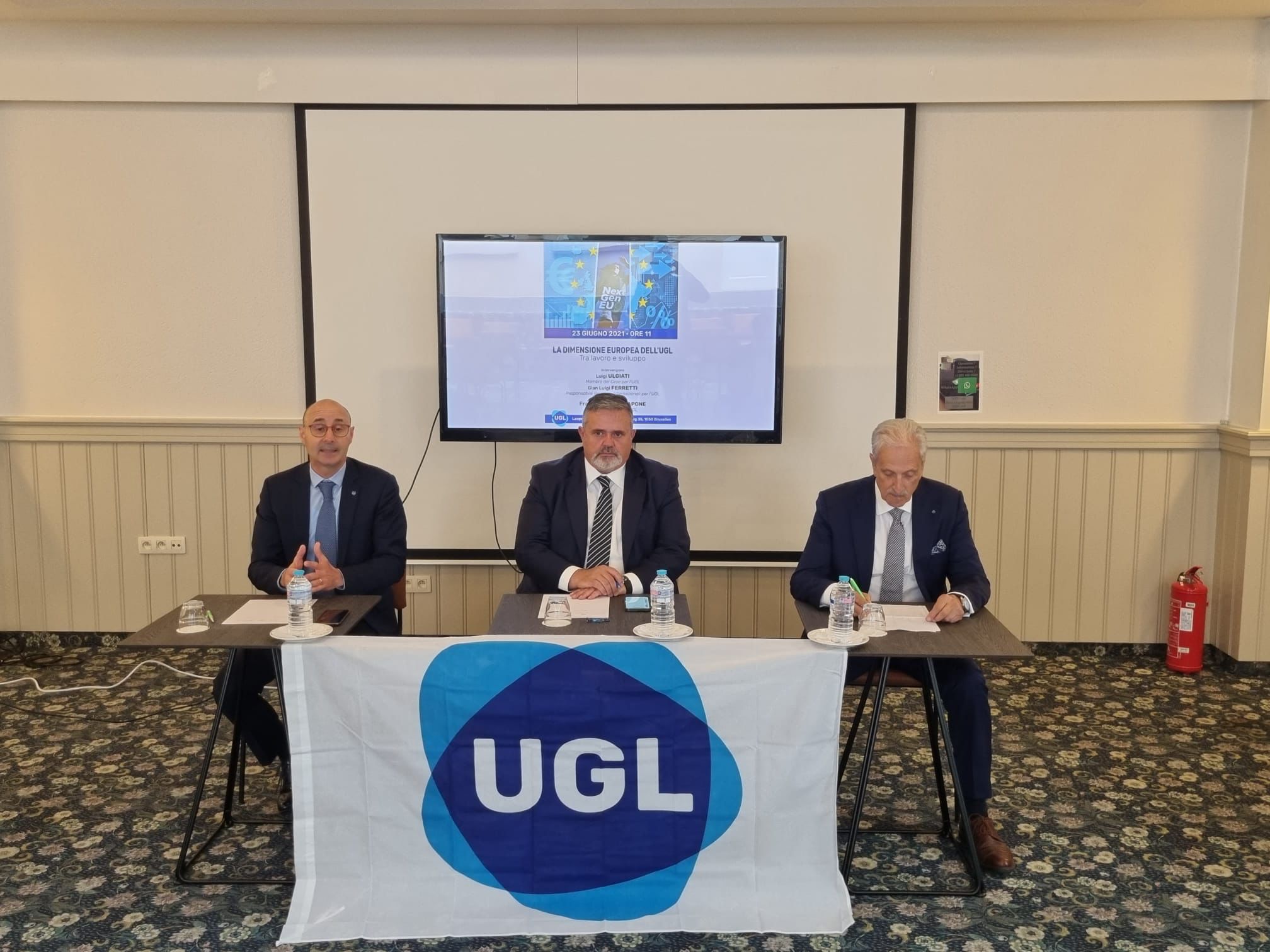 Paolo Capone Convegno Europeo UGL