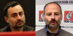 Michele De Palma e Simone Marinelli (segretario e coordinatore Fiom-Cgil): «La crisi dei componenti rischia di scatenare un effetto a catena»