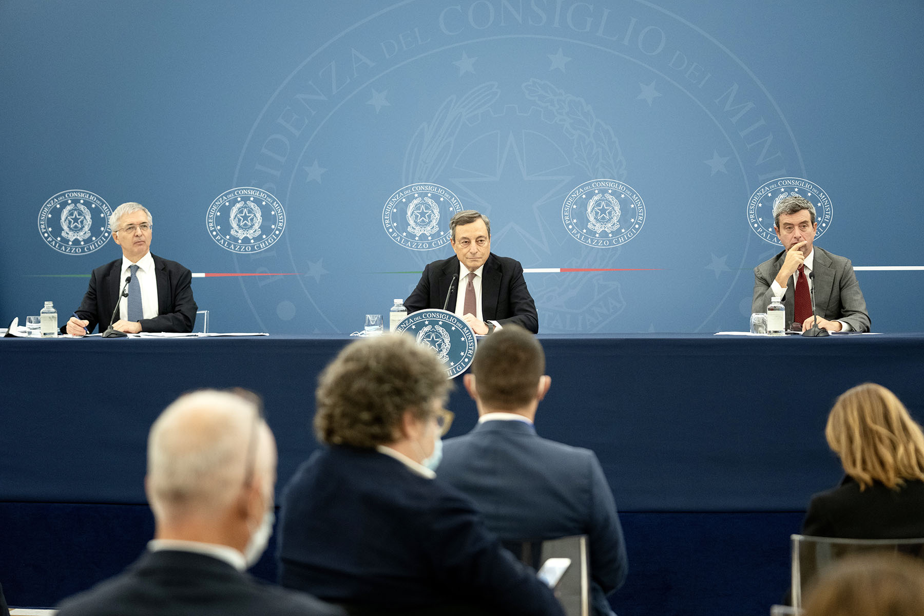 Conferenza stampa Draghi Legge di Bilancio