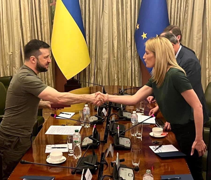 Metsola zelensky