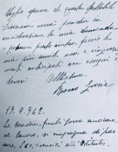 lettera del vecchio