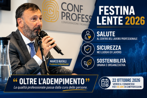 Marco Natali, presidente Confprofessioni: «La tutela delle persone è una dimensione strategica della qualità del lavoro professionale»