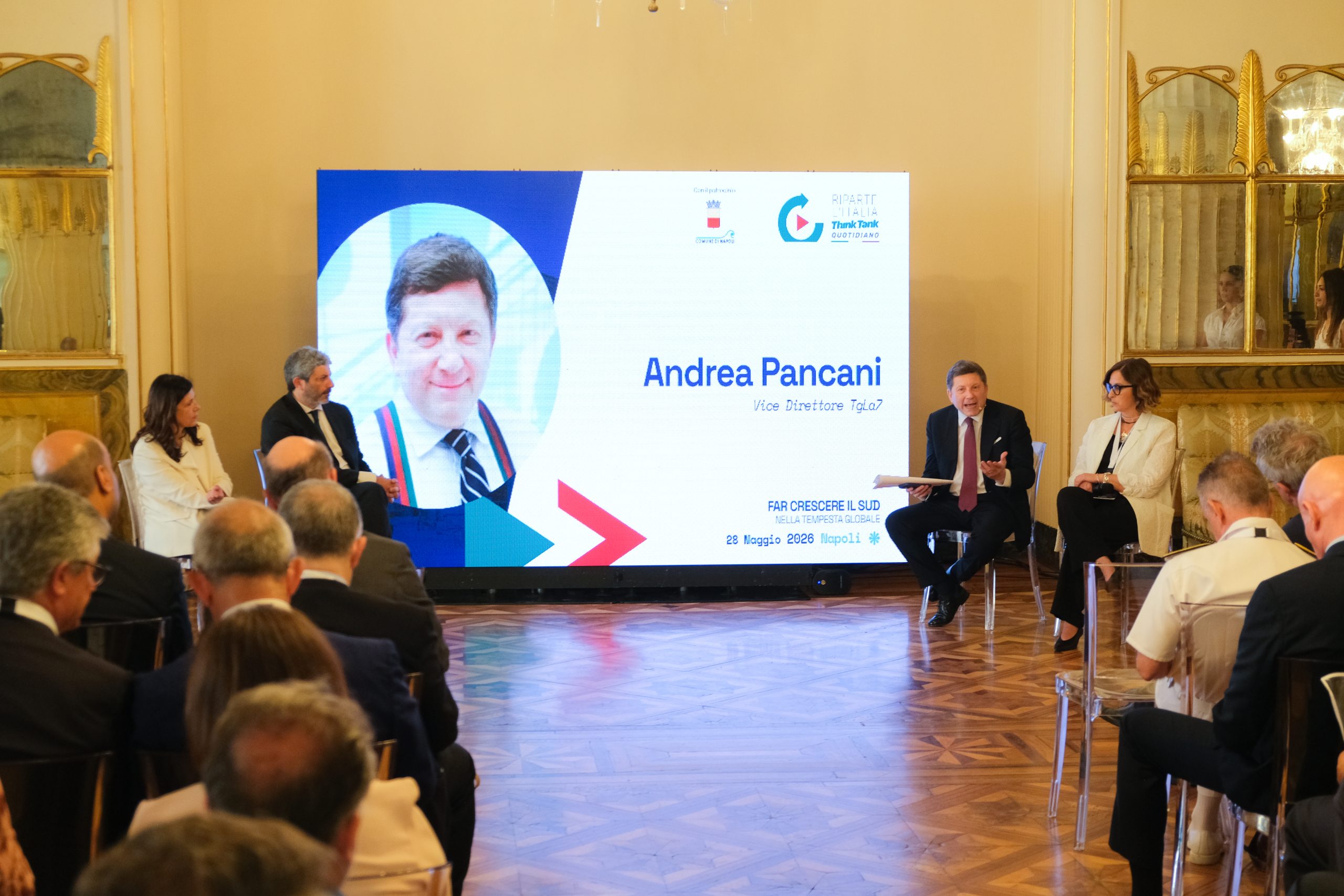Andrea Pancani, Vice Direttore TG La7: «La sfida del Sud oggi è trasformare la crescita in sviluppo strutturale»
