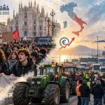 L’Italia scende in piazza due volte | L’analisi del New York Times