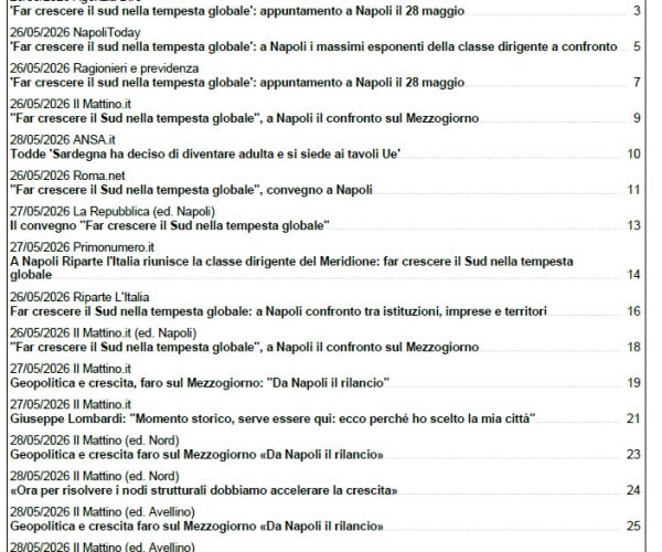 rassegnastampa